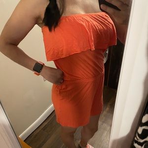 Orange romper